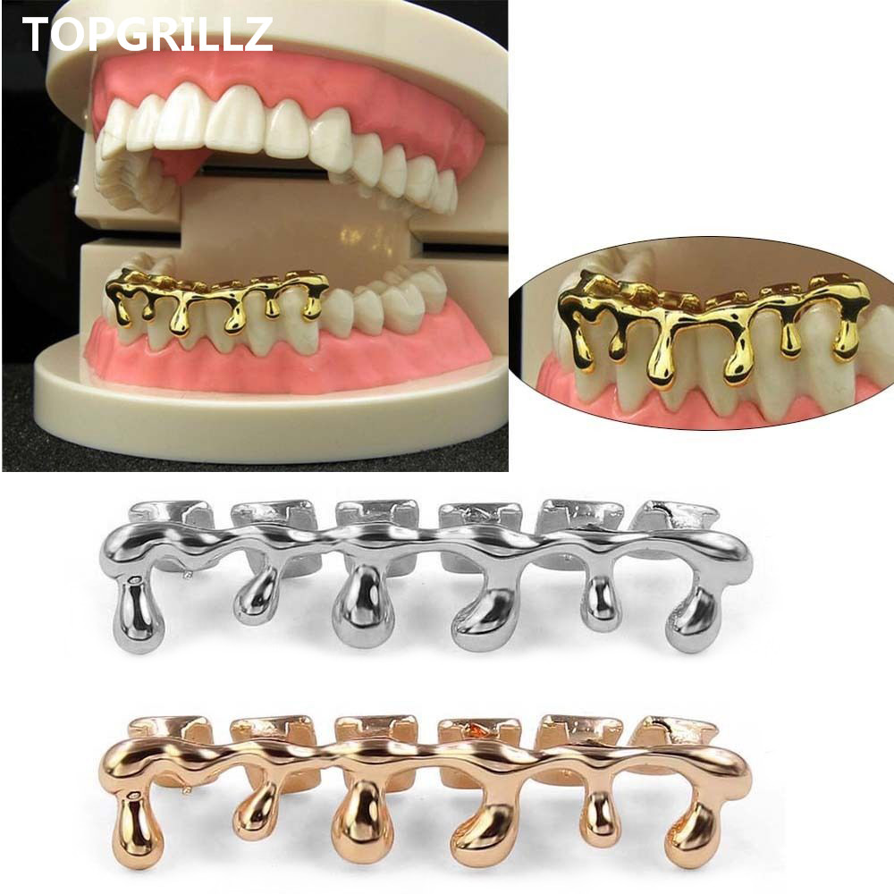 Body Jewelry Gold Plated - TOPGRILLZ 핏 라이트 옐로우 골드 컬러