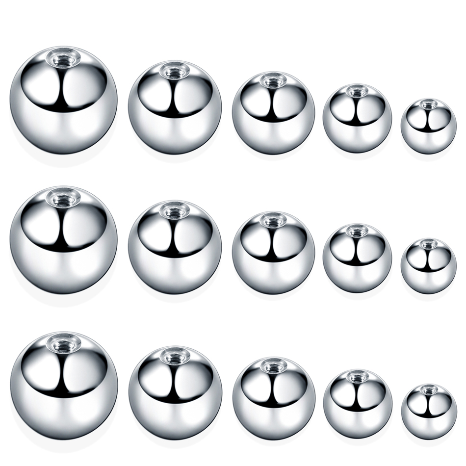 Body Jewelry Nipple Rings - 100 개/몫 스테인레스 스틸 스크류 볼