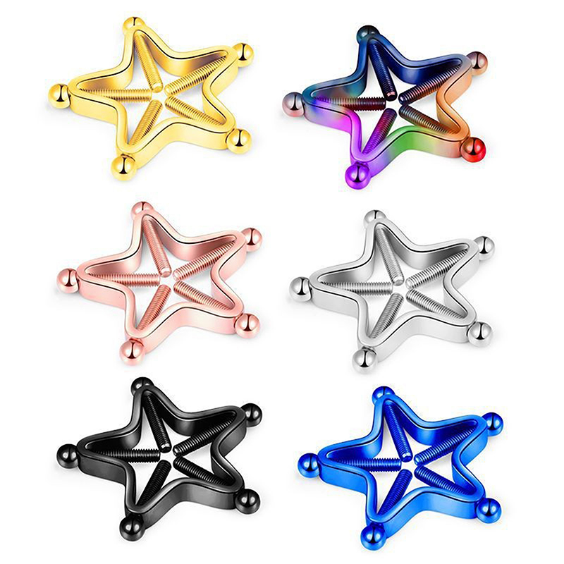 Body Jewelry Nipple Rings - 여성을위한 새로운 1Pc 스테인레스 스틸 조절