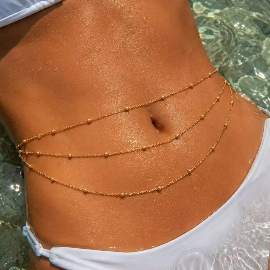 Body Jewelry Gold Plated - IngeSight.Z 패션 보헤미안 섹시 멀티 레이어