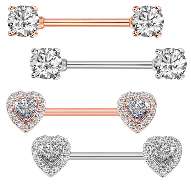 Body Jewelry Nipple Rings - 패션 고품질 지르콘 젖꼭지 피어싱 섹시한