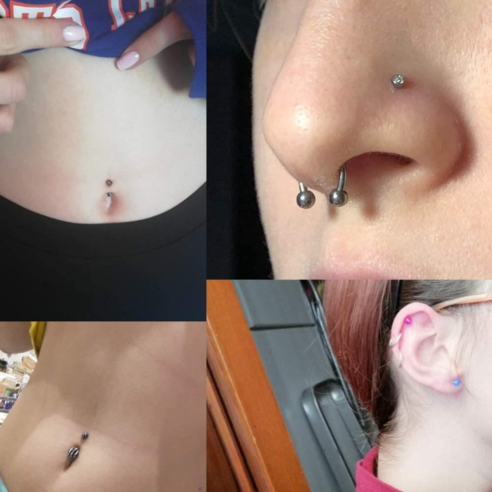 150/140/85/70/42개 바디 피어싱 키트 쥬얼 - Body Jewelry Nipple Rings 리뷰 및 가격