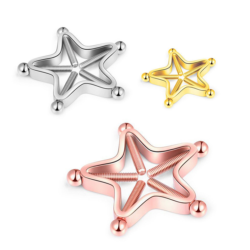 여성을위한 새로운 1Pc 스테인레스 스틸 조절 가능한  - Body Jewelry Nipple Rings 리뷰 및 가격