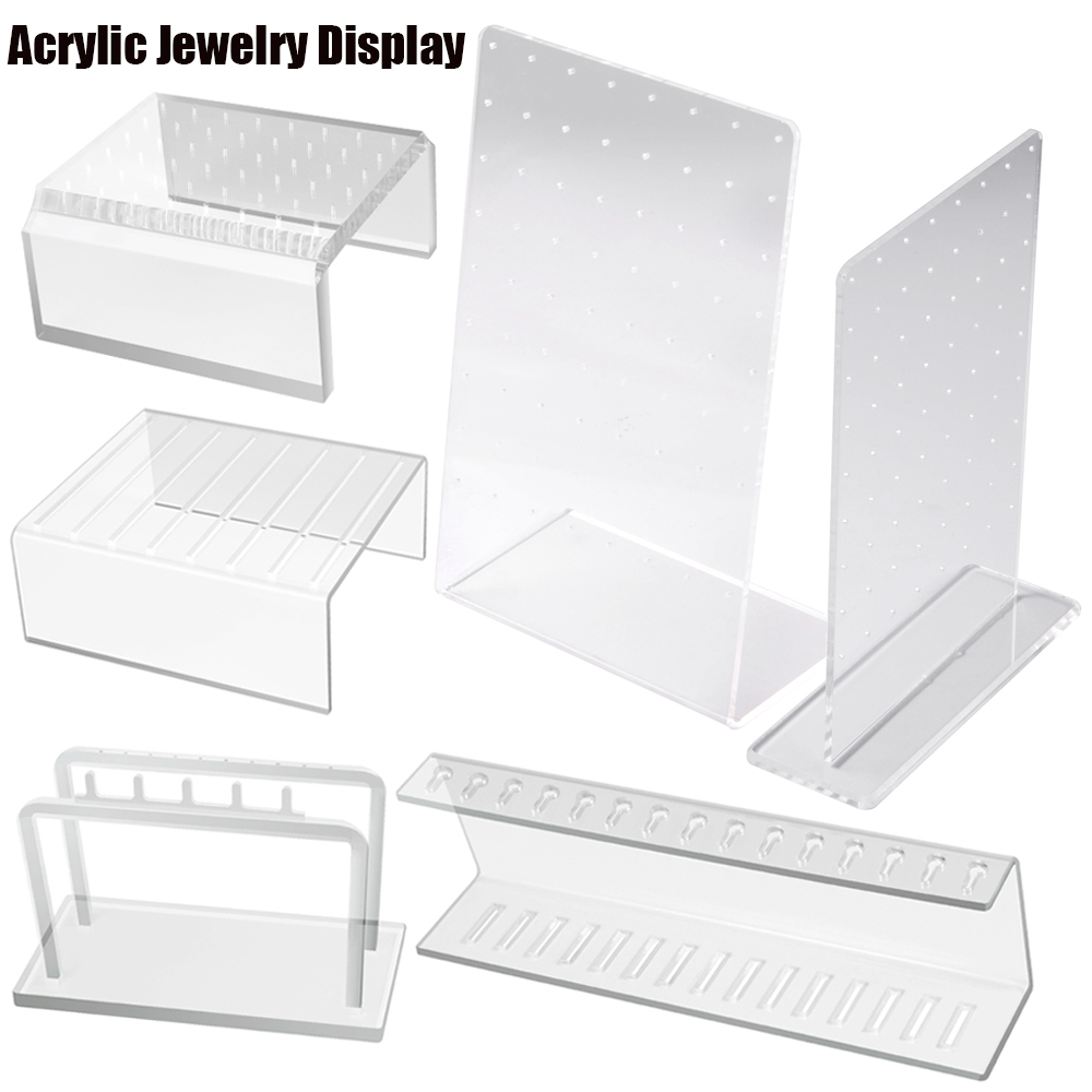 1pcs 아크릴 클리어 디스플레이 보드 강력한 쥬얼리  - Body Jewelry Holder 리뷰 및 가격