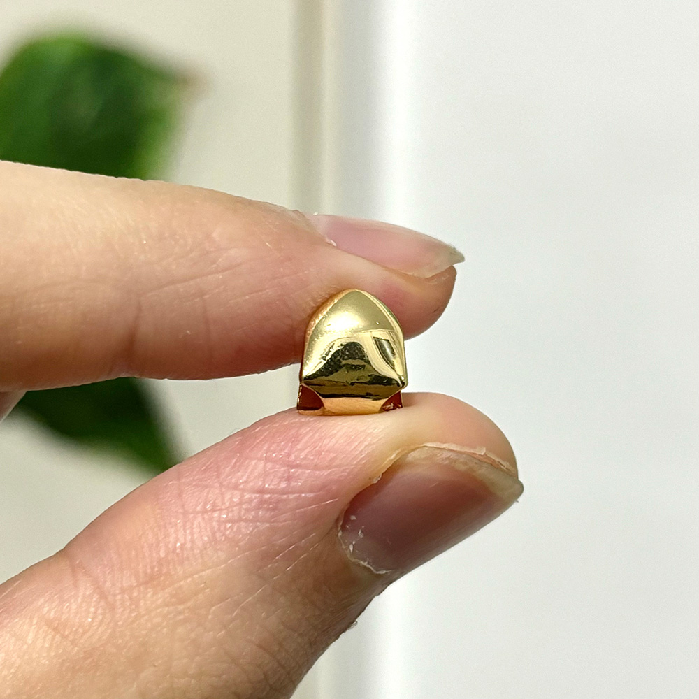 RACHELZ 힙합 클래식 단일 치아 Grillz 황금 - Body Jewelry Gold Plated 리뷰 및 가격