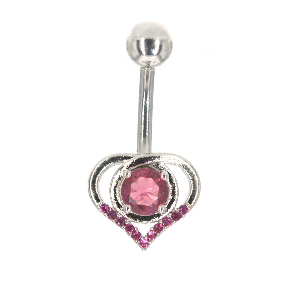 나비 섹시한 매달리는 배꼽 배꼽 링, 14G 하트 브랜 - Body Jewelry Brands 리뷰 및 가격