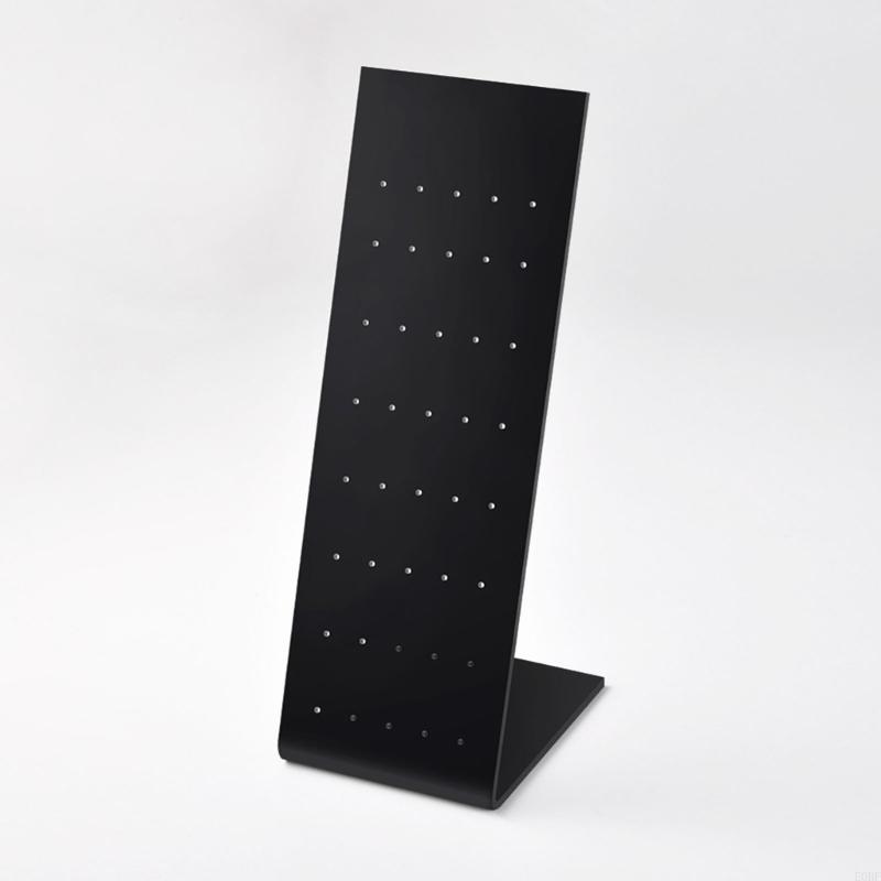 블랙 프리미엄 L 모양의 아크릴 주얼리 쇼케이스 스탠드 - Body Jewelry Holder 리뷰 및 가격