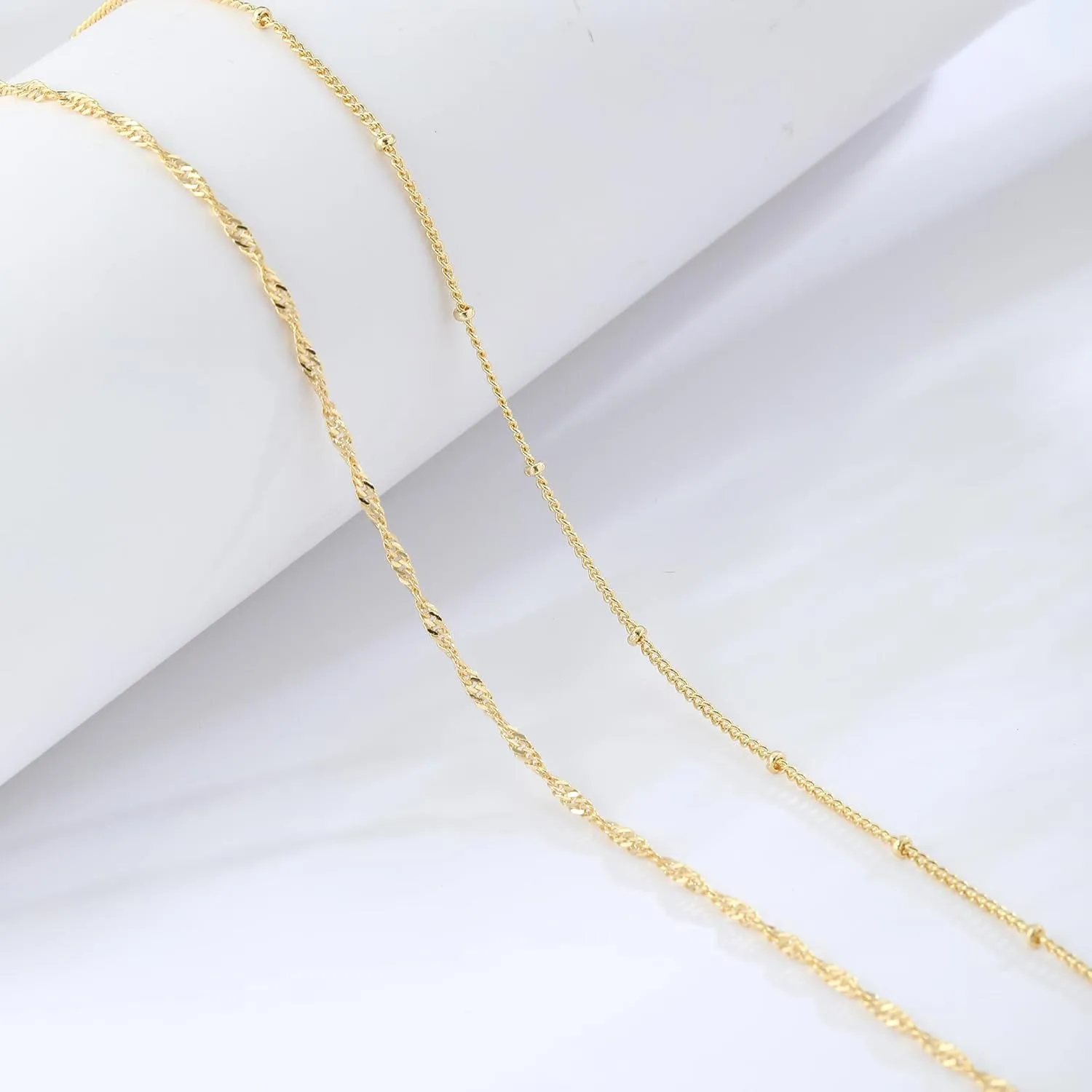 14k 금도금 26-33인치 조절 가능한 허리 비즈 체 - Body Jewelry Gold Plated 리뷰 및 가격